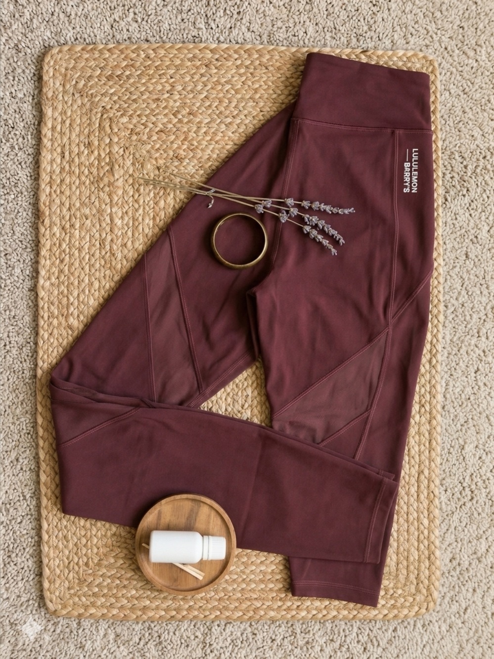 lululemon athletica Burgundy Maroon‎ High-Rise Leggings